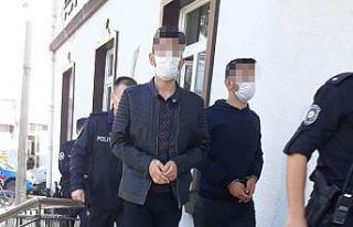 Profil demir direkleri çalan şüphelileri tekerlek...