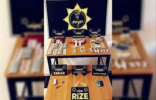 Rize’de uyuşturucu operasyonunda 1 tutuklama