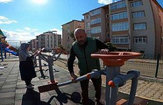 Safranbolu Belediyesinden parklarda onarım çalışması
