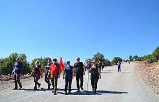 Sağlıklı yaşam için yürüdüler