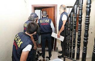 Sahil Rüzgarı-2 operasyonunda Mersin’de 7 kişi...