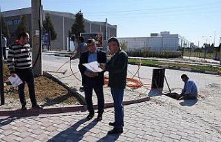 Salihli OSB’de alt yapı çalışmaları devam ediyor