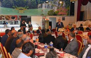 Salihlili muhtarlar yemekte buluştu