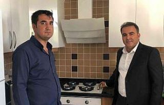 Samsat’ta doğalgaz mutfaklara ulaştı