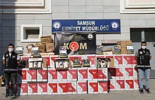 Samsun’da 4 milyon 230 bin dal bandrolsüz boş...