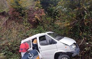 Samsun’da minibüs şarampole yuvarlandı: 1 ölü,...