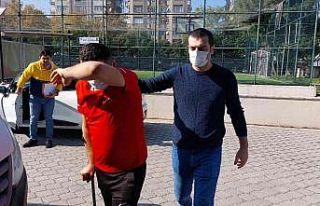 Samsun’da otogarda uyuşturucuyla yakalanan şahıs...