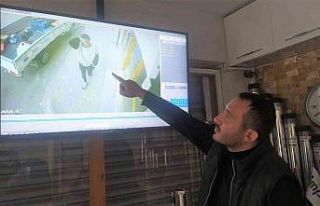 Saniye saniye hırsızlık anı