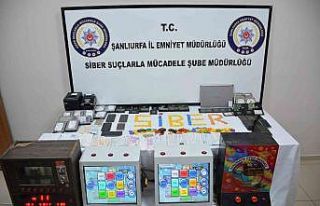 Şanlıurfa’da yasadışı bahis operasyonu