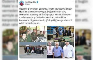 Selçuk Bayraktar ve Haluk Bayraktar’ın babası...