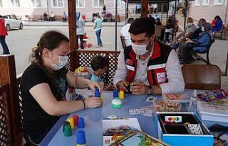 Selzede vatandaşları psikososyal destek ekipleri...