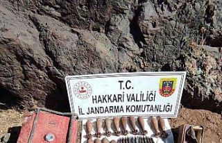 Şemdinli’de çok sayıda mühimmat ele geçirildi