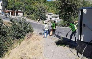 Şenoba belediyesinden sonbahar temizliği