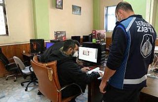 Serdivan’da internet kafe ve oyun salonları denetlendi