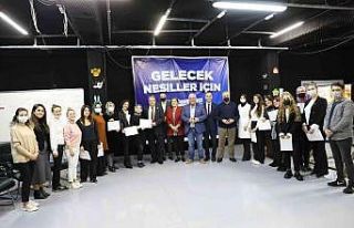 Sertifikalarını Başkan Çerçi’den aldılar