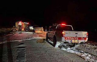 Seyir halindeyken yandı