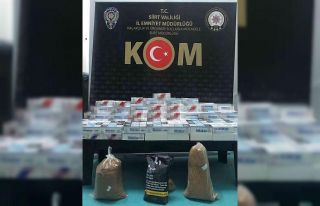 Siirt’te 41 bin 400 boş makaron ile kıyılmış...