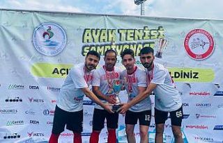 Solhan Ayak Tenisi Takımı ilk şampiyon olarak tarihe...