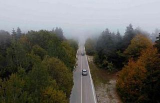 Sonbaharda Uludağ’dan tablo gibi görüntüler