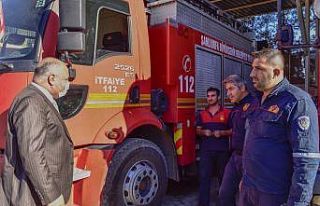 Soylu itfaiye personelleri ile bir araya geldi