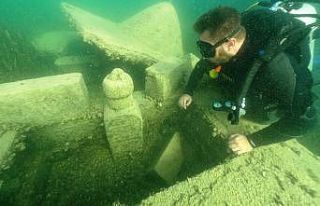 Su altı dalışçıları Halfeti’de batık şehri...