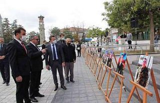 Sungurlu’da Azerbaycanlı şehit askerler sergisi...