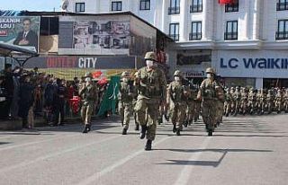 Suriye sınırında 29 Ekim coşkusu