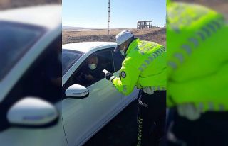 Sürücülere “bebek kemeri” anlatıldı.