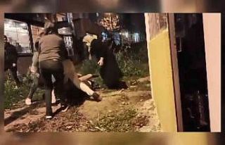 Taksicilerin yer kavgasında yumruklar havada uçuştu