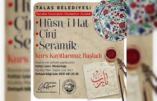 Talas’ta yeni kurslar