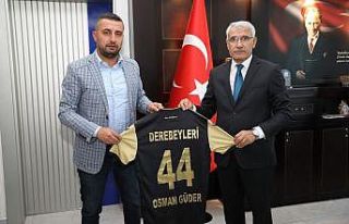 Taraftarlardan Başkan Güder’e ziyaret