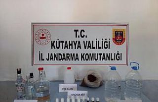 Tavşanlı’da kaçak içki operasyonu