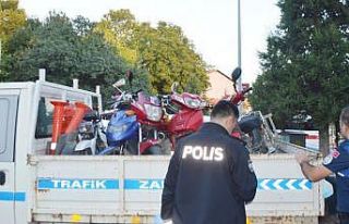 Tavşanlı’da motosiklet denetimleri devam ediyor