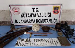 Tavşanlı’da tarihi eser operasyonu