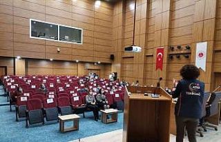 Tekirdağ adliyesinde afet eğitimi