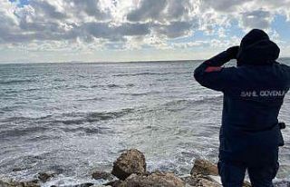 Tekirdağ’da denizde kaybolan kişiyi arama çalışmaları...