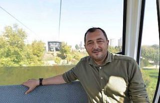 Tekirdağlıları heyecanlandıran ’Teleferik’...