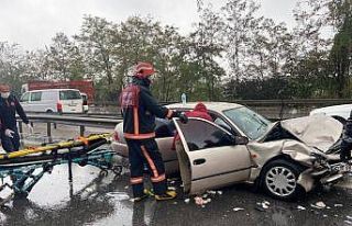 TEM’de 27 aracın karıştığı kazada 17 kişi...