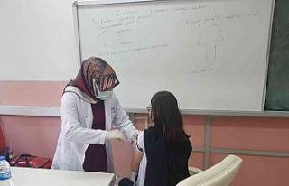 Terme’de okullarda aşı seferberliği