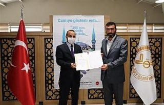 Teşekkür belgesi ile onurlandırıldılar