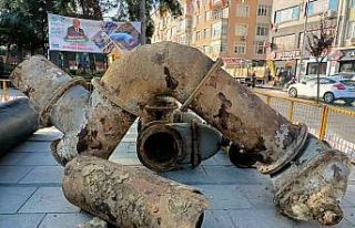 TESKİ sergilenen o boruları kaldırdı