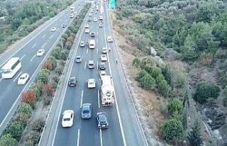 Trafik kurallarını ihlal edenler drone ile tespit...