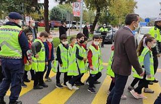 Trafikte yayalara öncelik tanındı