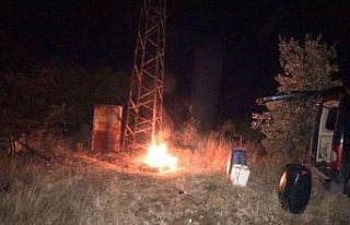 Trafo hırsızları suçüstü yakalandı