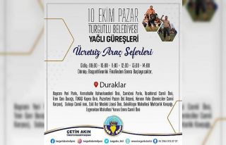 Turgutlu Belediyesinden yağlı güreşlere ücretsiz...