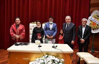 Tuzla’da Roman çiftin nikahını Tuzla Belediye...