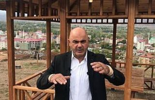 Tuzluca Belediye Başkanı Türkan, basınla bir araya...