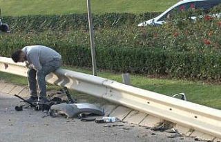 Ümraniye’de direksiyon başında uyuyunca kaza...