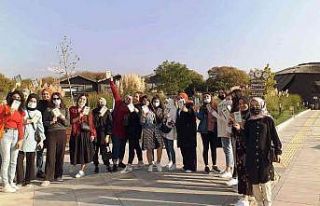 Üniversite öğrencileri Hersek Lagününü gezdi