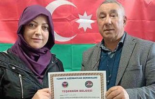 Ünsal’dan  Gölçek’e teşekkür belgesi